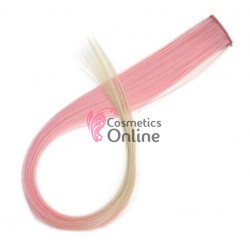 Extensie de par suvita simpla dreapta Vigurous de 50 cm cu clips SUV117 - Roz-Blond